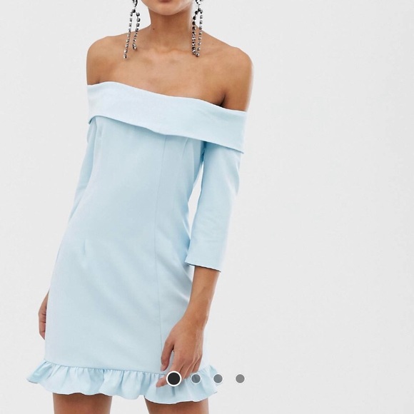 Unique21 Dresses & Skirts - Off the shoulder tailored dress